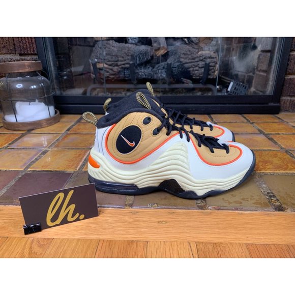 Mens 6 Nike Air Penny 2 “Wheat Gold” Athletic Basketball Sneakers DV7229-700 - Picture 5 of 8